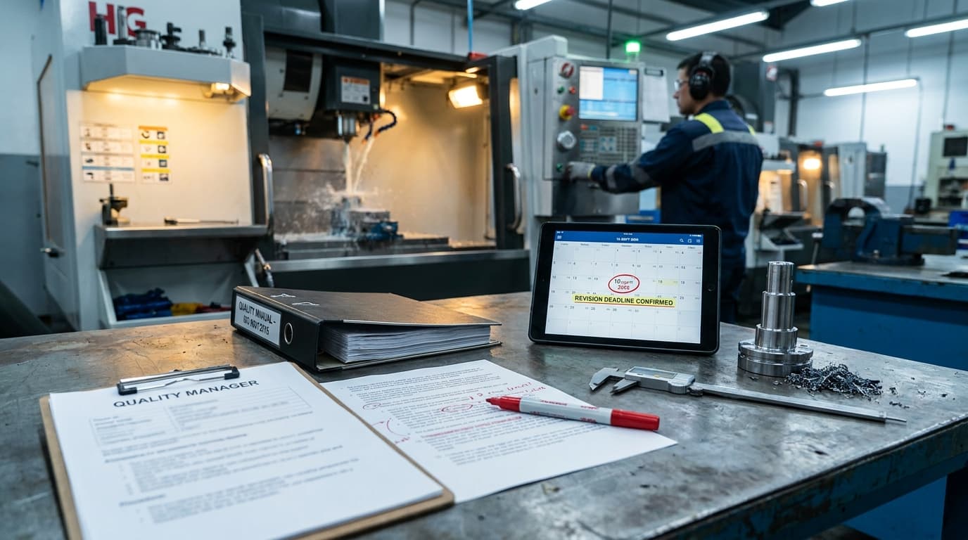 What a Machine Shop Has to Rewrite for ISO 9001:2026
